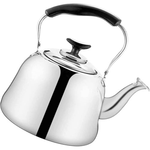  CHLDDHC 2L Kettle Induction Stainless Steel Kettle Whistle Kettle Coffee Pot Wood Handle Kettle For Kitchen Gas Stove Wood Stove