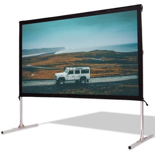  100 Standing Portable Fast Folding Projector Screen wCarry Bag New Good Elegant Classic Sturdy CHOOSEandBUY