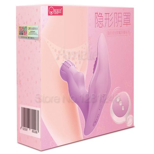  CHP-Love 38-Frequency Silicone Vibrant Tools Waterproof Wireless Wearable Butterfly Tools for Women - Purple (Color : Retail Box Purple)