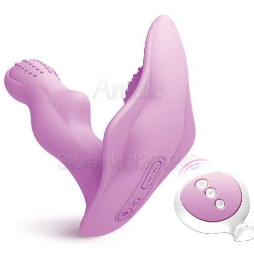  CHP-Love 38-Frequency Silicone Vibrant Tools Waterproof Wireless Wearable Butterfly Tools for Women - Purple (Color : Retail Box Purple)