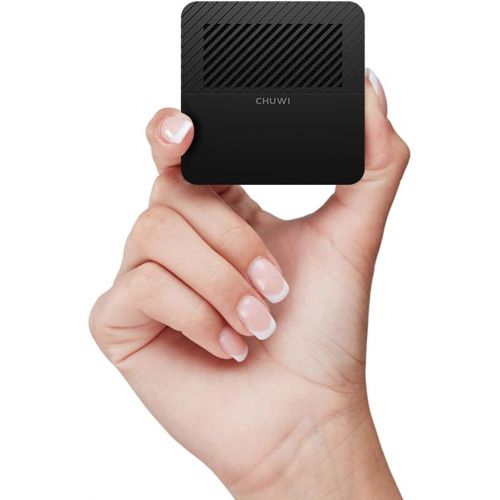  CHUWI LarkBox Pro Mini PC with 6GB RAM 128GB ROM Intel Celeron J4125 Quad Core (Up to 2.7GHz) Windows 10 Desktop Computer 4K Ultra-HD Streaming, 2xUSB 3.0 Dual Wi-Fi, BT5.1, VESA M