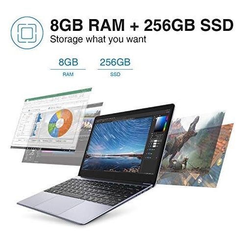 [아마존베스트]Chuwi HeroBook Pro Ultrabook 14.1-inch (35.8 cm), Intel Geminil Lake N4000 up to 2.6 GHz, 4K 1920 x 1080, Windows 10, 8G RAM 256G SSD, WiFi, USB 3.0, 38Wh