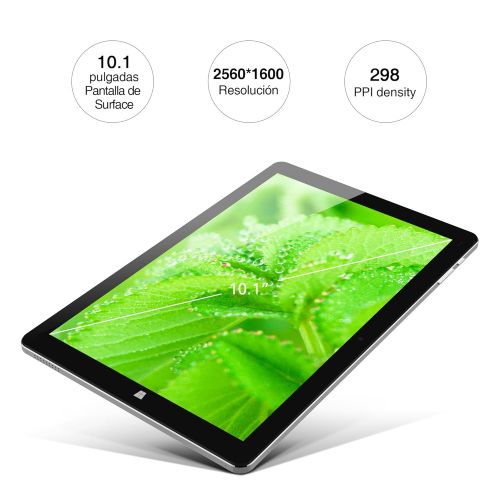  CHUWI HiBook Pro 10.1 inch Windows 10Android 5.1 Dual Boot 2-in-1 Tablet with Ultra HD, Full Laminated Display, Intel Cherry Trail Z8350 Quad-Core Processor, 4G RAM and 64GB ROM,