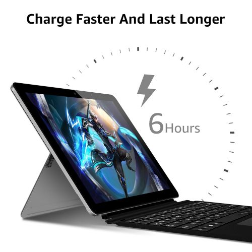  CHUWI Chuwi SurBook Mini 2 in 1 Windows Tablet PC,Touchscreen Laptop,Intel Celeron N3450,Quad Core,Maximum up to 2.2GHz,10.8 1920 x 1280 IPS, 4GB Ram, 64GB ROM, WiFi, Bluetooth, (OTG, Se