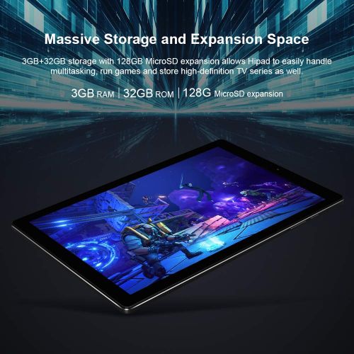  CHUWI Hi Pad Android 8.0 Tablet PC,MTK 10 core (X27) Processer,10.1 inch OGS FHD IPS Screen(1920x1200), 3GB32GB,2.4GHZ5GHZ Dual Band WiFi,5.0M Rear Webcam,OTG,G Sensor,USB-C,TF E