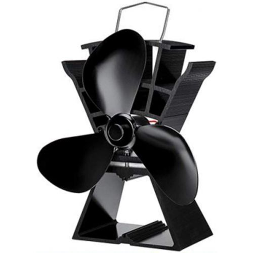  CHUWUJU 3 Blades Heat Powered 80 250℃ (176 482℃F) Stove Fan Overheating Protection Quiet Wood Log Fireplace Fan