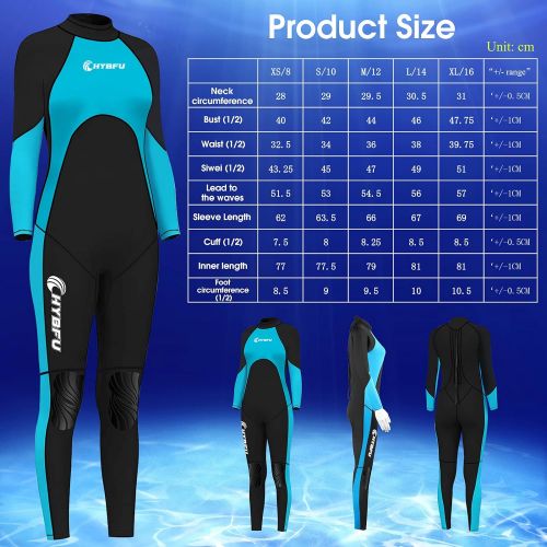  CHYBFU Wetsuit Women, 3mm Silicone Nylon Fabric Wetsuits Diving Suits, Wet Suits for Women Cold Water Surfing Wetsuit, Various Sizes Wetsuit for Diving Surfing Snorkeling Kayaking