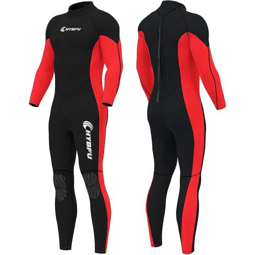  CHYBFU Wetsuit Men, 3mm Silicone Nylon Fabric Full Wetsuits Diving Suits, Wet Suits for Men Cold Water Surfing Wetsuit, Various Sizes Wetsuit for Diving Surfing Snorkeling Kayaking