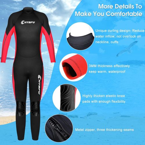  CHYBFU Wetsuit Men, 3mm Silicone Nylon Fabric Full Wetsuits Diving Suits, Wet Suits for Men Cold Water Surfing Wetsuit, Various Sizes Wetsuit for Diving Surfing Snorkeling Kayaking