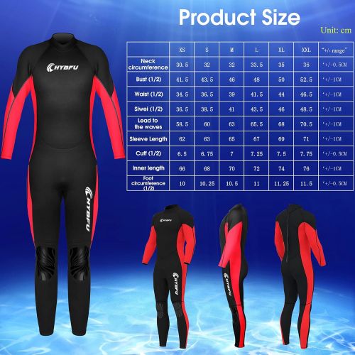  CHYBFU Wetsuit Men, 3mm Silicone Nylon Fabric Full Wetsuits Diving Suits, Wet Suits for Men Cold Water Surfing Wetsuit, Various Sizes Wetsuit for Diving Surfing Snorkeling Kayaking