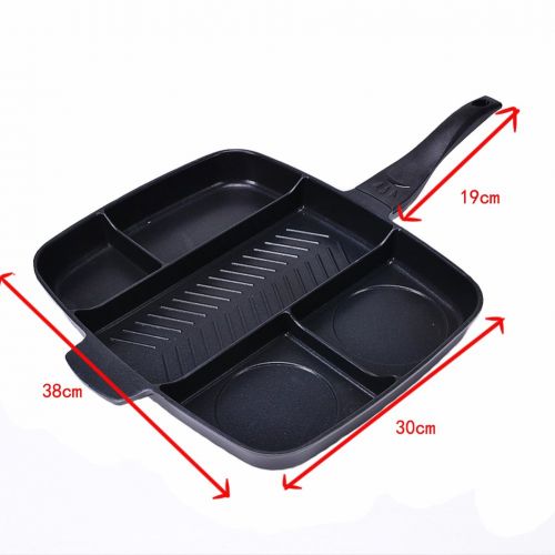  CHYIR Non-Stick Divided Grill Frying Pot Meal Skillet