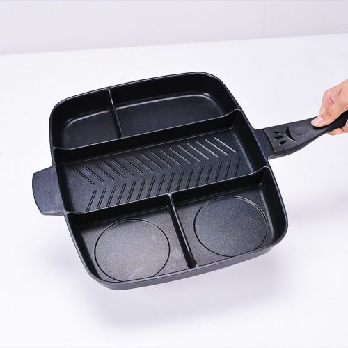  CHYIR Non-Stick Divided Grill Frying Pot Meal Skillet