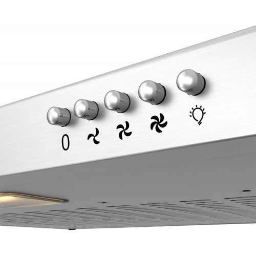  [아마존베스트]CIARRA Carira 6903 Cooker Hood 60 cm, Silver