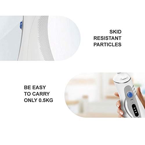  CICIN Dental Floss,Water Flosser for Teeth with 4 Jet Nozzles and 240ml Reservoir,IPX7 Waterproof USB Rechargeable