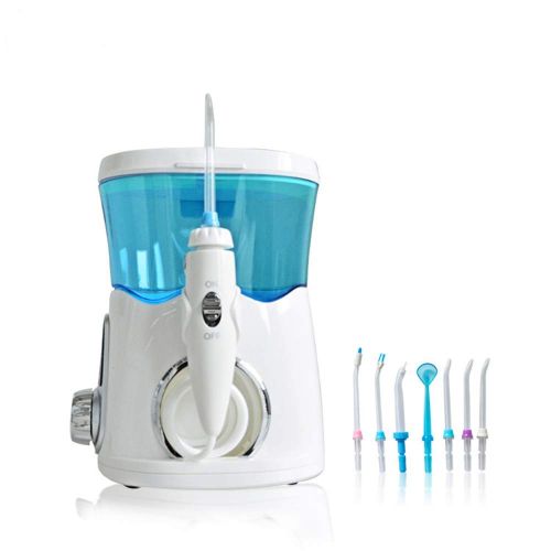  CICIN Dental Floss,Water Flosser for Teeth with 8 Jet Nozzles and 600ml Reservoir,IPX7 Waterproof Rechargeable
