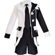 CICOCI Monokuma Hoodie Cosplay Costume Zipper Sweatshirt Anime Bear School Uniform Jacket Halloween Party