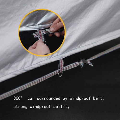  CIGONG Car Cover SUV SUV Indoor and Outdoor Thick Oxford Cloth Anti-fouling Sun Protection Rain Warm Cover for Buick GL6 Models Car Cover (Size : 2017)