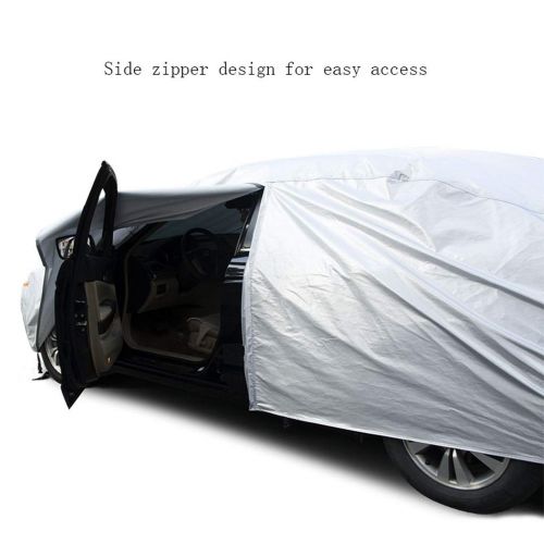  CIGONG Car Car Cover Indoor and Outdoor Thick Oxford Cloth Anti-fouling Sun Protection Rain Warm Cover for Ford Fiesta Off-Road Vehicle SUV Models Car Cover (Size : 2012)