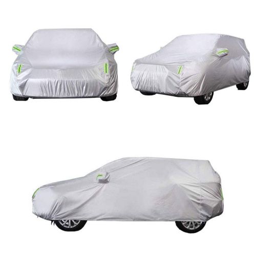  CIGONG Car Cover Indoor and Outdoor Thick Oxford Cloth Anti-fouling Sun Protection Rain Warm Cover for Macan Off-Road Vehicle SUV Car Cover (Size : 2018)