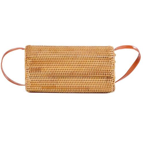  CIGONG Fashion Handmade Rattan Messenger Bag Lady Bags