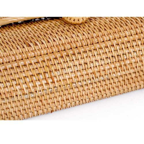  CIGONG Fashion Handmade Rattan Messenger Bag Lady Bags