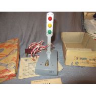 516F Vintage CIJ 1655 The Signal Tri Color Traffic Light + Box