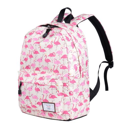  CIKER Women Flamingo printing backpacks for teenage girls rucksack cute school bags (Blue)