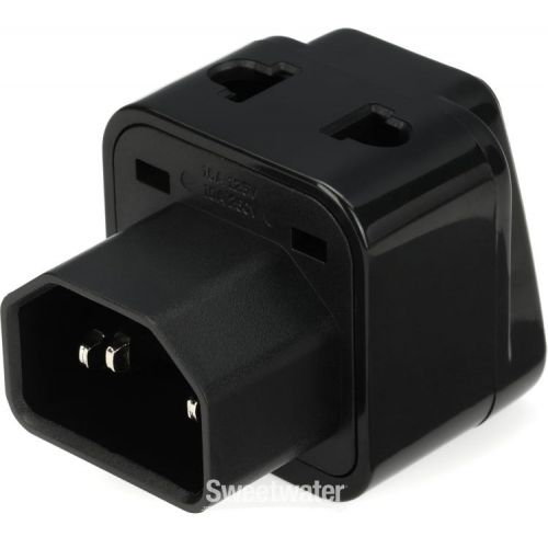  CIOKS MADA Universal mains adapter, IEC C14 to 2x wall plug (EU/US/UK + EU/US)