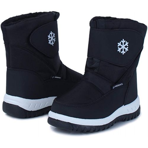  [아마존 핫딜] [아마존핫딜]CIOR Winter Snow Boots for Boy and Girl Outdoor Waterproof with Fur Lined(Toddler/Little Kids)