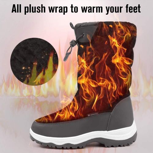  [아마존 핫딜] [아마존핫딜]CIOR Womens Snow Boots Winter Waterproof Fur Lined Frosty Warm Snow Boots