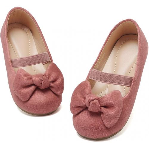  [아마존 핫딜] [아마존핫딜]CIOR Toddler Girls Ballet Flats Shoes Ballerina Bowknot Jane Mary Wedding Party Princess Dress