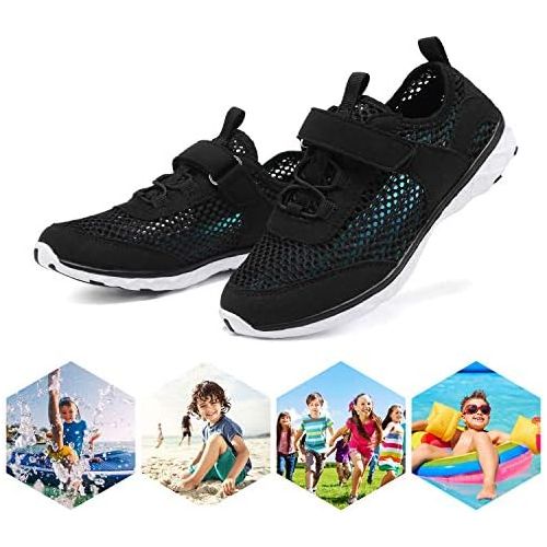  CIOR Boys & Girls Water Shoes Aqua Shoes Swim Shoes Athletic Sneakers Lightweight Sport Shoes(Toddler/Little Kid/Big Kid)