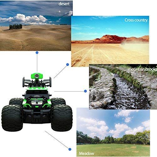  CIS-Associates Crazon Remote Control Car with FPV Camera, 2WD Electric RC Cars for Adults Kids Gifts, High Speed 20MPH RC Vehicle 2.4Ghz Remote Control, 128 DIY Rc Cars Trucks Also Controlled by
