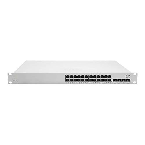 Cisco Meraki Cloud Managed Switch - MS220-24P (24-Port, POE, Requires Cloud Licensing)