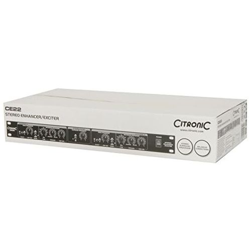  [아마존베스트]Citronic CE22 Exciter/Enhancer PA Mixer Multi-Band Sound Processor