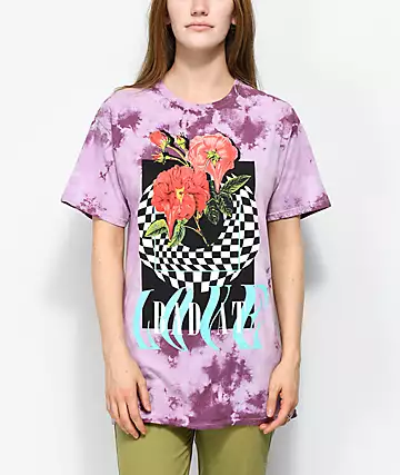 CIVIL Civil Bad At Love Pink Tie Dye T-Shirt