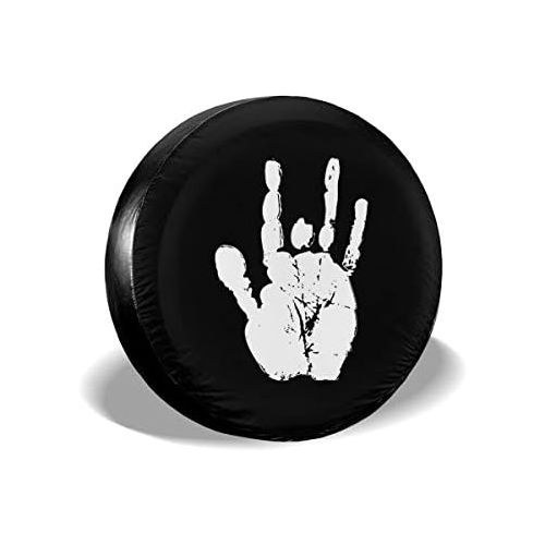  C-JOY Grat-eful De-ad Jerry Hand Spare Tire Cover Dust-Proof Universal Wheel Protector Fit for Jeep and Various Vehicles (14,15,16,17 Inch)