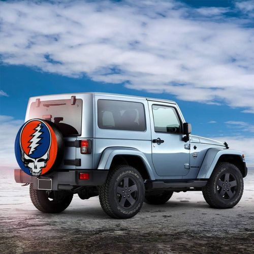  C-JOY Grateiful ADead Jerry Hand Spare Tire Cover Dust-Proof Universal Wheel Protector Fit for Jeep and Various Vehicles (14,15,16,17 Inch)