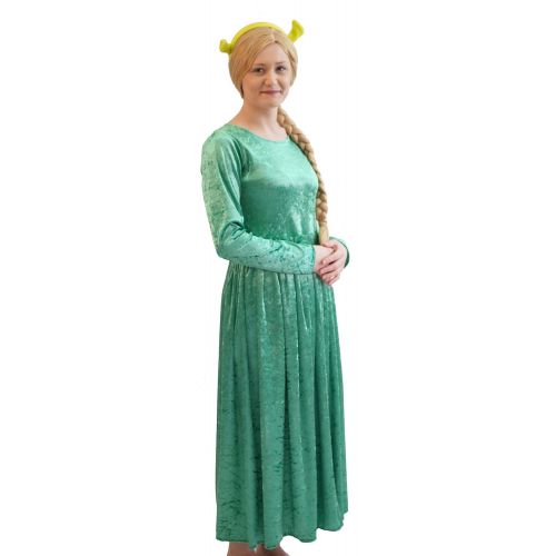  CL COSTUMES Stage-Movie-Pantomime-Fancy Dress-Musical PRINCESS FIONA with EARS Costume - All Childrens Sizes