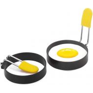 Fried Egg Poachers Egg Shaper Pancake Kitchen Tool CLA JLT Stainless Steel Pancake 2PS