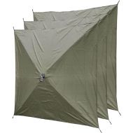 Clam Quick-Set Wind and Sun Panel Attachment for Escape Sport Screen Shelter Canopy Tent with Carrying Bag, Accessory Only, Green (3 Pack)