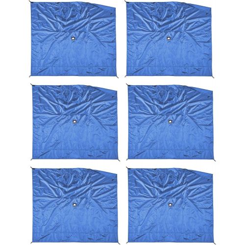  CLAM Quick-Set Screen Hub Blue Fabric Wind & Sun Panels, Accessory Only (6 Pack)