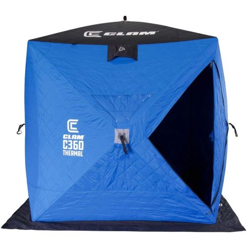  CLAM Portable Pop-Up Ice Fishing Shelter Tent