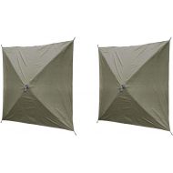 CLAM Quick-Set Wind and Sun Panel Attachment for Traveler and Escape Screen Shelter Canopy Tent, Accessory Only, Green (2 Pack)
