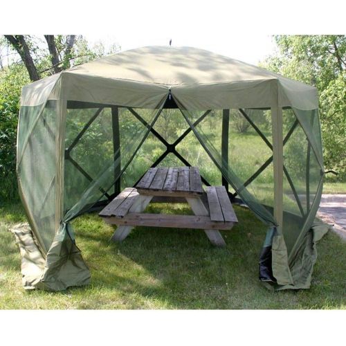  CLAM Quick Set Escape Portable Canopy Shelter + Wind & Sun Panels (2 Pack)