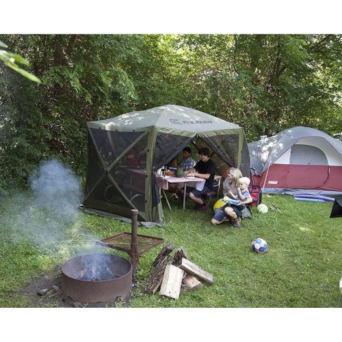  CLAM Quick Set Escape Portable Canopy Shelter + Wind & Sun Panels (2 Pack)