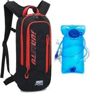 Clape Hydration Backpack with 2L Water Bladder, Small Mountain Bike Backpack Nylon Water Pack Lightweight Bicycle Daypack for Running, Hiking, Cycling, Camping