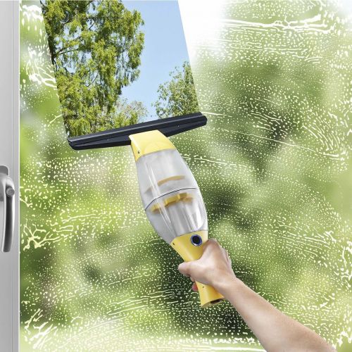  [아마존베스트]cleanmaxx 02304battery Window Cleaner Cover/Windows, Tiles and Mirrors streak-free Cleanliness, etc/No Drop Li-ion Battery 1500mA/Yellow