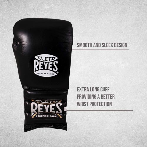  Cleto Reyes Traditional Lace Up Training Boxing Gloves - 14 oz - Red