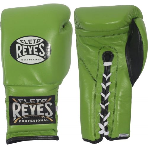  Cleto Reyes Traditional Lace Up Training Boxing Gloves - 14 oz - Red